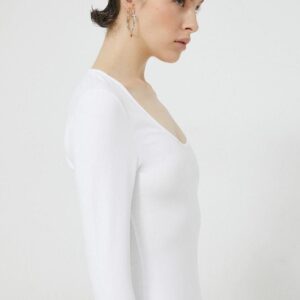 Abercrombie & Fitch body damskie kolor biały