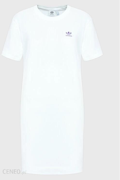adidas Sukienka codzienna HL6613 Biały Relaxed Fit