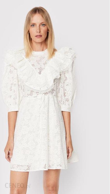 Custommade Sukienka codzienna Lysandra 999370418 Biały Regular Fit