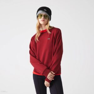 Damska Bluza Lacoste Sweatshirts Sf9202.Ypw – Czerwony