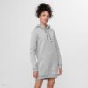 Damska sukienka dresowa z kapturem HYPE GREY MARL HOOD DRESS