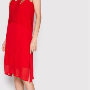 DKNY Sukienka letnia P22DAEJR Czerwony Regular Fit