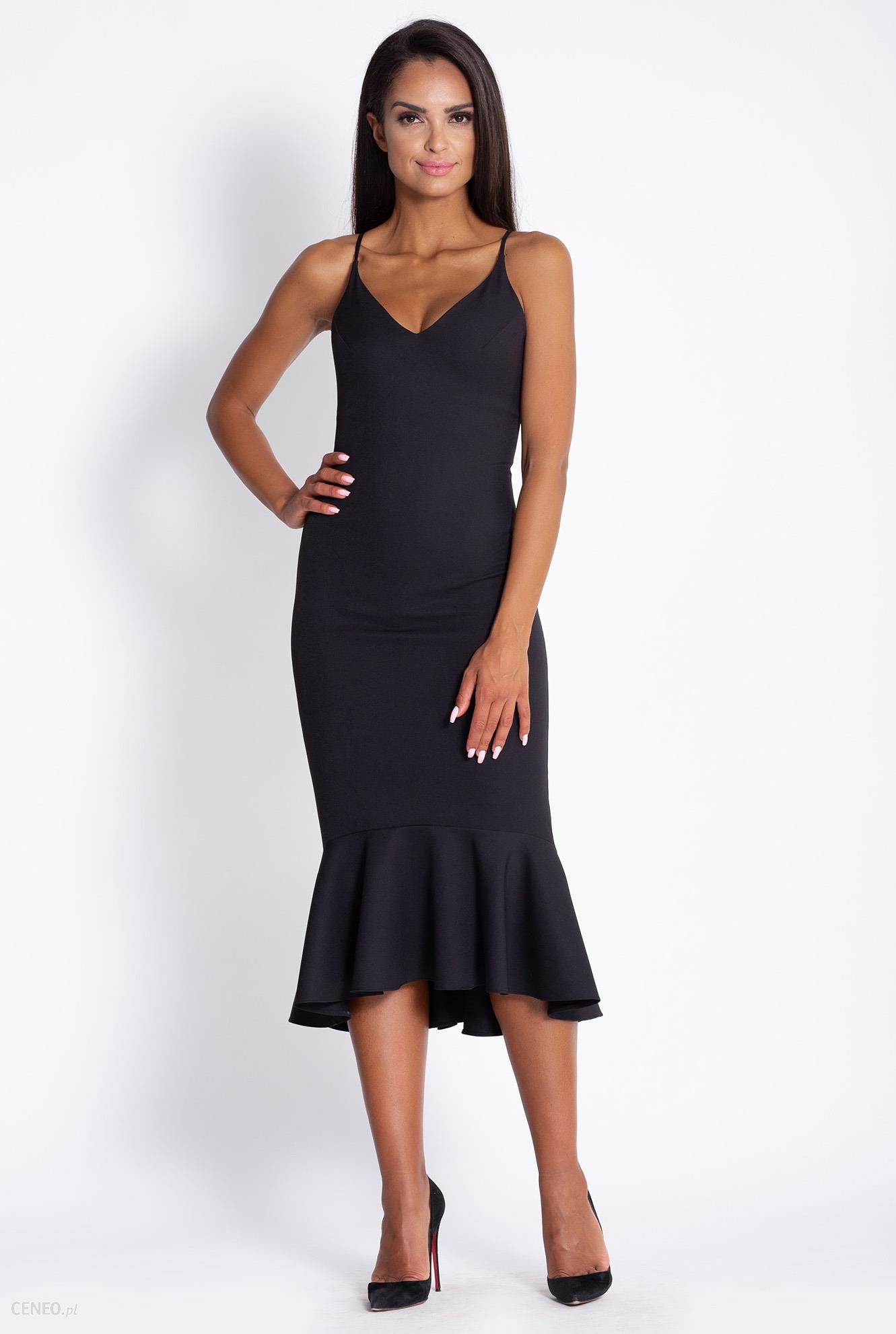 Dursi Elegancka sukienka w hiszpańskim stylu Czarny XL