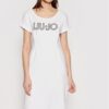 Liu Jo Sport Sukienka codzienna TA1027 J5756 Biały Regular Fit