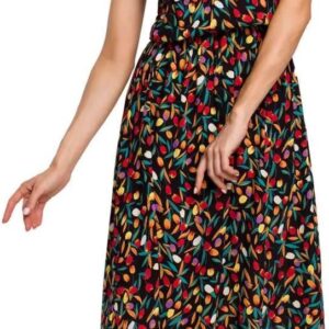M518 Sukienka na cienkich ramiączkach - model 6 (Kolor jak na zdjęciu