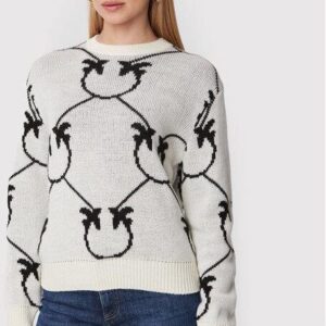 Pinko Sweter Abbey Road 1G17UW A005 Beżowy Regular Fit