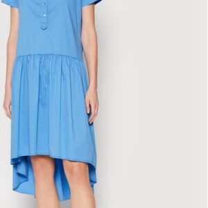 Rinascimento Sukienka codzienna CFC0103381003 Niebieski Regular Fit