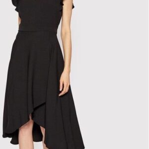 Rinascimento Sukienka koktajlowa CFC0105717003 Czarny Regular Fit