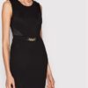 Rinascimento Sukienka koktajlowa CFC0110333003 Czarny Regular Fit