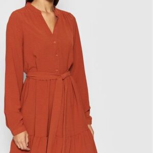 Selected Femme Sukienka koszulowa Mivia 16079687 Czerwony Regular Fit