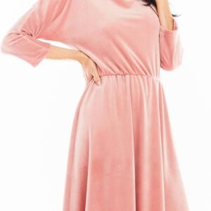 Sukienka Model A407 Welur Pink