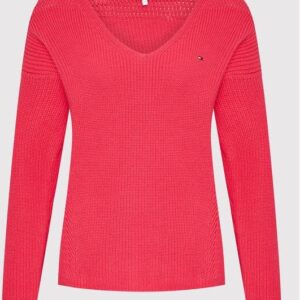 Tommy Hilfiger Sweter Hayana Detail WW0WW33727 Beżowy Relaxed Fit
