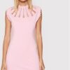 TWINSET Sukienka codzienna 221TP2262 Różowy Regular Fit